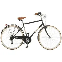 Via Veneto Vélo de ville Malagueta Man 28 pouces 6 vitesses Noir Taille 52