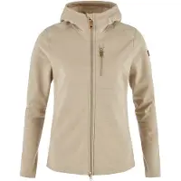 Fjällräven Keb Hoodie Fleece Beige L Femme