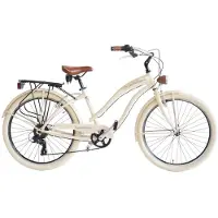 Via Veneto Bici Cruiser Sun on the Beach Lady 26 pouces 6 vitesses, beige