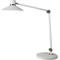 FABAS LUCE Lampe De Table Led Panarea 10W En Métal Blanc, Design Moderne, Technologie Cct Réglable, Intensité Variable Par Pression, Idéale Pour L'Intérieur.