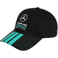 Adidas Mercedes-amg Petronas F1 Team Dna 3 Stripes Cap Noir 58 cm