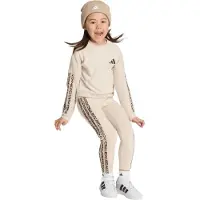 Adidas Animal 3 Stripes Lg Set Beige 5-6 Years Fille