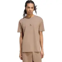 Adidas Kit Small Logo Short Sleeve T-shirt Beige XL / Regular Homme