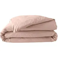 Douceur d'intérieur Housse de couette - - Percale - Coton - 260x240cm - Rose