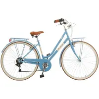 Via Veneto Vélo de ville Condorino Lady 28" 6V Bleu Mama non Mama
