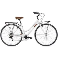 Letoule Tropaiz - City Bike 28 - 6V Steel Lady - Neige (Blanc)