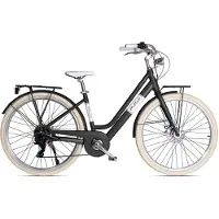 Via Veneto Vélo électrique Victoria Lady 28 pouces 7V Noir Poudre de café (mat)