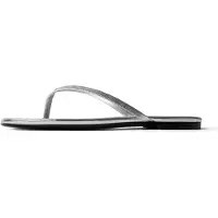 L37 HANDMADE SHOES Tongs 'WRITTEN IN THE SAND' argent