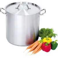 Stalgast Marmite à soupe forme haute, avec couvercle, Ø 450 mm, hauteur 450 mm, 71,6 litres