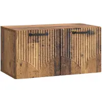 vidaXL Meuble TV mural en bois recyclé 59,5 x 31 x 30 cm