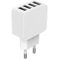 BigBen Interactive Chargeur 4 USB A 5.4A FastCharge Blanc Bigben
