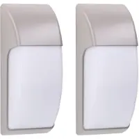 Forlight (Lot de 2) Applique murale extérieure LED C4 Area - 23 W, 1263 lm, IP65, gris