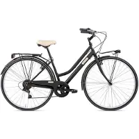 Letoule Tropaiz - City Bike 28 - 6 vitesses en acier pour femme - Noir