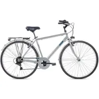 Letoule Tropaiz - City Bike 28 - 6V Steel Man - Gris cendré clair
