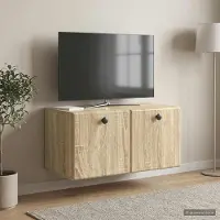 Prolenta Maison Exclusive - Meuble TV mural 59,5 x 31 x 30 cm, chêne Sonoma
