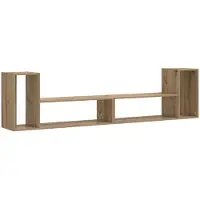 Syfax Meubles TV, dimensions 100 x 30 x 50 cm, en bois stratifié imitation chêne artisanal