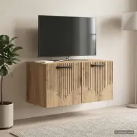 Prolenta Maison Exclusive - Meuble TV mural 59,5 x 31 x 30 cm, chêne Artisan