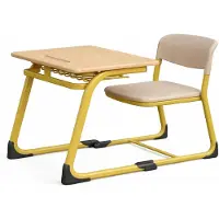 Xl Moebel Gmbh Banc d'école classique avec chaise : robuste, durable et confortable pour les élèves