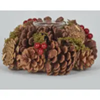 Bizzotto Décorations de noël P.CANDELA SEQUOIA TO - Marron - Unique