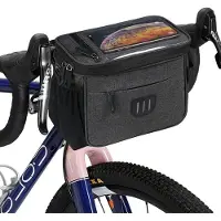 Sonstiges Panier Vélo Avant Sacoche 6L Imperméable Écran Tactile Sacoche Vélo A-Noir