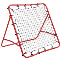 StarTech.com Filet de rebond pour football réglable - Filet d'entraînement - 100x100 cm - Angle réglable - Idéal pour l'entraînement des tirs et des passes - Rouge