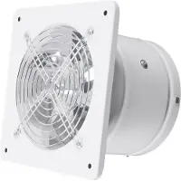 StarTech.com Ventilateur de salle de bain - Ventilateur d'extraction mural Ø 150 mm - Silencieux - Pour cuisine/salle de bain/WC - Blanc