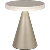 FABAS LUCE Lampe De Table Led Neutra 12 W 1260 Lm 3000 K, Structure En Métal Et Méthacrylate, Couleur Or Mat, Ip20 - Éclairage Design D'Intérieur