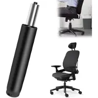 COOAU Amortisseur à gaz pour siège de bureau, longueur totale 290-430 mm, rotation à 360°, réglage de hauteur universel, pièces de rechange pour siège de bureau, siège de jeu, PC