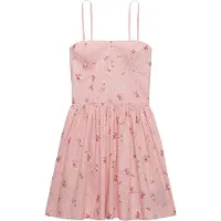 Superdry Femme Mini Robe Corset à Bretelles Pink Taille: 38