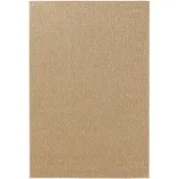 Benuta tapis intérieur & extérieur Iowa Beige 195x195 cm salon carré uni moderne poil ras scandinave