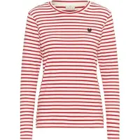 Kaffe T-shirt 'KALiddy' marron / rouge / blanc