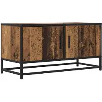 vidaXL Meubles TV, 80 x 34,5 x 40 cm, bois de récupération, panneaux de particules