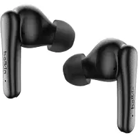 Belkin SoundForm Rhythm Casque Avec fil &sans fil Ecouteurs Appels/Musique USB Type-C Bluetooth Noir