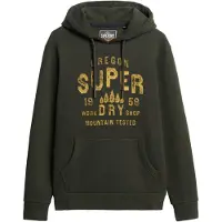 Superdry Work Shop Hoodie Vert XL Homme