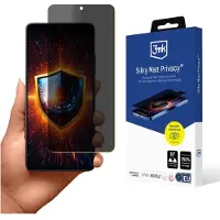3MK Privacy Film Silky Matt Privacy for Xiaomi Poco X7 Pro (1 pcs, Xiaomi Poco X7 Pro), Téléphone portable : film de protection, Transparent
