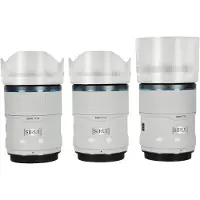 Sirui Sniper Set AS-3S-ZW 23mm, 33mm & 56mm F1.2 APSC Auto-Focus Lens Kit (Nikon Z-Mount, blanc, Carbon Fi (Nikon Z, APS-C / DX), Objectif, Blanc