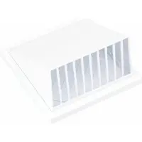 EDM Lüftungsgitter 87754 Weiss 12,5 x 17 x 17 cm