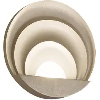 FABAS LUCE Applique Murale Led Intégrée Sunrise 29 W 3240 Lm 3000 K Or Mat - Structure En Aluminium Moulé Sous Pression Ip20 Design Moderne Et Élégant