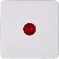 Heinrich Kopp Bascule à surface Kopp HK02 avec lentille 331114005 rouge blanc arctique