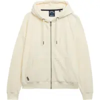 Superdry Velour Full Zip Sweatshirt Beige XL Femme