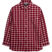 Superdry pour femme. W4010500A Chemise en flanelle rouge (XXS), Casuel, Coton, Manche longue