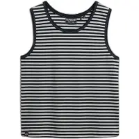 Superdry Athletic Essential Stripe Sleeveless T-shirt Blanc,Bleu M Femme