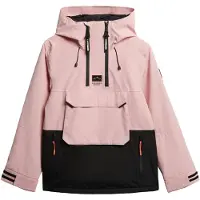 Superdry pour femme. WS110182A Veste de ski rose (S), Casuel, Polyester