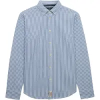 Superdry Chemisier bleu / blanc
