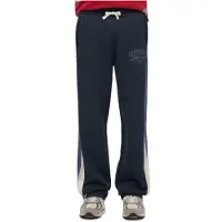 Superdry Pantalon 'Essentials' bleu / marine / blanc