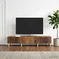 Prolenta Maison Exclusive - Meuble TV en bois ancien 147 x 34,5 x 30 cm, aggloméré