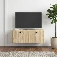 Prolenta Maison Exclusive - Meuble TV mural 78,5 x 41 x 30 cm, chêne Sonoma