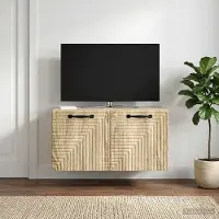 Prolenta Maison Exclusive - Meuble TV mural en chêne Sonoma 59,5 x 41 x 30 cm