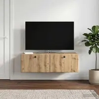 Prolenta Maison Exclusive - Meuble TV mural 98 x 41 x 30 cm, chêne Artisan