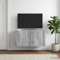 Prolenta Maison Exclusive - Meuble TV mural, dimensions : 59,5 x 31 x 30 cm, finition Sonoma gris